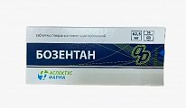 Купить бозентан, таблетки, покрытые пленочной оболочкой 62,5мг, 56шт в Городце