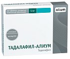 Купить тадалафил-алиум, таблетки, покрытые пленочной оболочкой 5мг, 30 шт в Городце