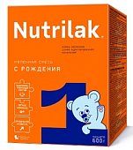 Купить нутрилак 1 (nutrilak 1) молочная смесь с 0 до 6 месяцев, 600г в Городце
