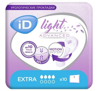 Купить айди (id light) прокладки урологические extra, 10 шт в Городце
