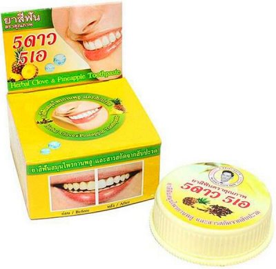 Купить 5 star cosmetic (5 стар косметик) зубная паста травяная с экстром ананаса, 25г в Городце