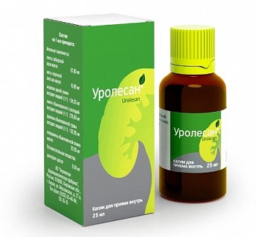 Уролесан, капли для приема внутрь, флакон 25мл