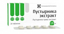 Купить пустырник экстракт, таблетки 14мг, 30 шт в Городце