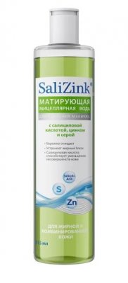 Купить салицинк (salizink) мицеллярная вода для жирной и комбинированной  кожи, 315 мл в Городце