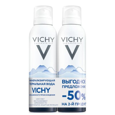 Купить виши (vichy) набор  термальная вода 150мл 2шт (виши, франция) в Городце