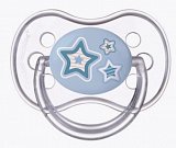 Canpol (Канпол) пустышка круглая силиконовая 0-6 месяцев Newborn baby голубая 1 шт