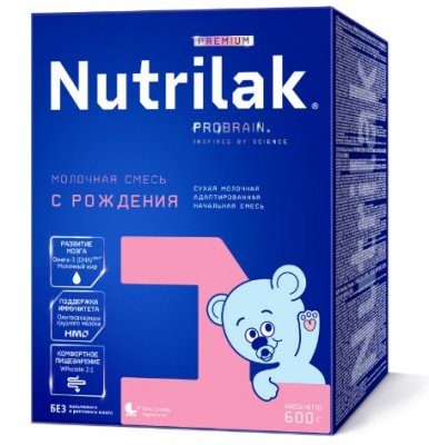 Купить нутрилак премиум 1 (nutrilak premium 1) молочная смесь с рождения, 600г в Городце