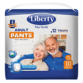 Купить liberty premium pants (либерти премиум пантс) подгузники-трусики для взрослых одноразовые xl 10шт в Городце
