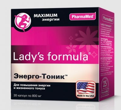 Купить lady's formula (леди-с формула) энерго-тоник, капсулы, 30 шт бад в Городце