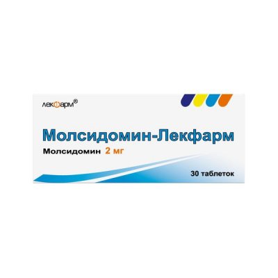 Купить молсидомин-лекфарм, таблетки 2мг 30 шт в Городце