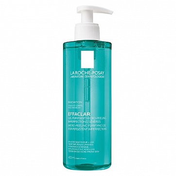 La Roche-Posay Effaclar (Ля Рош Позе) гель для лица очищающий микроотшелушивающий, 400мл