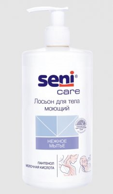 Купить seni care (сени кеа) лосьон для тела моющий для сухой кожи поддерживающий жировой баланс 500 мл в Городце