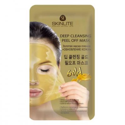 Купить skinlite (скинлайт) маска-пленка золотая обновление кожи, 15мл в Городце