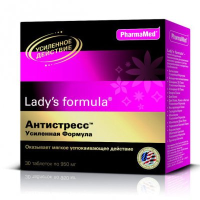 Купить lady's formula (леди-с формула) антистресс усиленная формула, таблетки 30шт бад в Городце