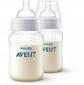 Купить avent (авент) бутылочка для кормления anti-colic 1 месяц+ 260 мл 2 шт scf103/02 в Городце