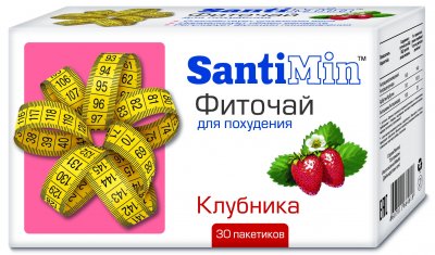 Купить сантимин, клубника чай пак №30_бад (советевропродукт, россия) в Городце