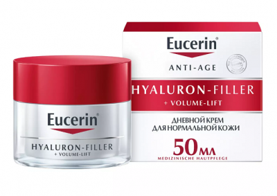 Купить эуцерин (eucerin hyaluron-filler+volume-lift (эуцерин) крем для лица для нормальной комбинированной кожи дневной 50 мл в Городце