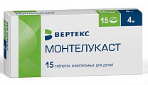 Купить монтелукаст, таблетки жевательные, для детей 4мг 15шт в Городце