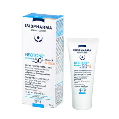 Купить isispharma (исис фарма) neotone prevent крем тонирующий защитный от пигментных пятен 30мл spf50+ в Городце