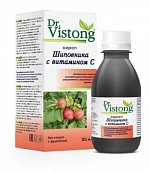 Купить dr. vistong (доктор вистонг) сироп шиповника с витамином с без сахара с фруктозой, 150мл в Городце