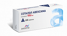 Купить соталол-авексима, таблетки 160мг, 20 шт в Городце