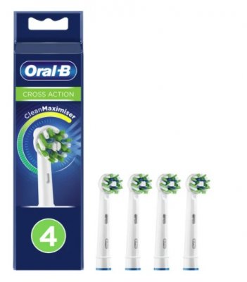 Купить oral-b (орал-би) насадка для электрической зубной щетки crossaction eb50brb цвет черный, 4 шт в Городце