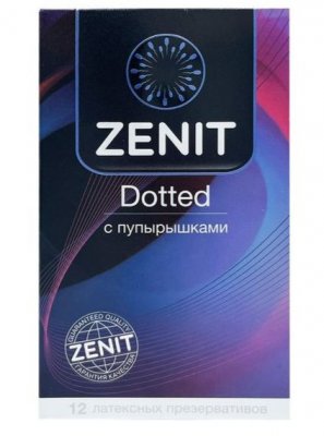 Купить zenit (зенит) презервативы латексные с точками dotted 12шт в Городце