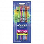 Купить oral-b (орал-би) зубная щетка color collection мануальная средней жесткости 4 шт в Городце