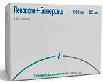 Купить леводопа+бенсеразид, капсулы 100мг+25мг, 100 шт  в Городце