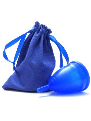 Купить онликап (onlycup) менструальная чаша серия лен размер l, синяя в Городце
