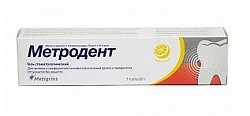 Купить метродент, гель стоматологический, лимон 10мг/г+0,5мг/г, туба 20г в Городце