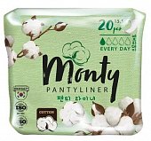 Купить monty (монти) прокладки ежедневный без ароматизаторов,20 шт в Городце
