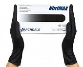 Купить перчатки archdale nitrimax смотровые нитриловые нестерильные неопудренные текстурные размер m, 50 пар, черные в Городце