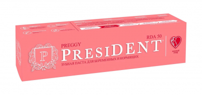 Купить президент (president) профи зубная паста preggy для беременных, кормящих, 50мл в Городце