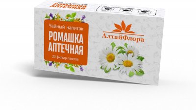 Купить ромашки аптечной цветки алтайфлора, фильтр-пакеты 1,5г, 20 шт бад в Городце