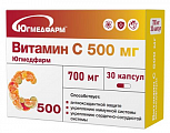 Купить витамин с 500мг югмедфарм, капсулы массой 700мг 30шт бад в Городце