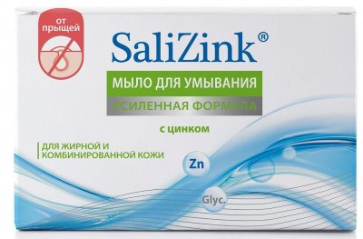 Купить салицинк (salizink) мыло для умывания для жирной и комбинированной кожи с цинком, 100г в Городце