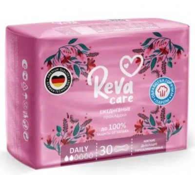 Купить reva care daily (рева кеа дейли) прокладки без запаха ежедневные 30 шт. в Городце