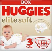 Купить huggies (хаггис) подгузники elitesoft 5-9кг 144 шт в Городце