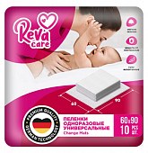 Купить reva care (рева кеа) пеленки одноразовые для детей взрослых и лежачих больных 60х90, 10шт в Городце