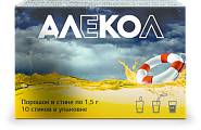 Купить алекол порошок, стик 1,5г, 10 шт бад в Городце