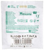 Купить matopat matocomp (матопат) салфетки стерильные 7,5см х7,5см 8 слойные 17нитей, 3шт в Городце