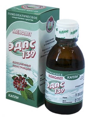 Купить эдас-139 менолет, капли для приема внутрь гомеопатические, 25мл в Городце