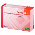 Купить ультоп, капсулы кишечнорастворимые 20мг, 28 шт в Городце