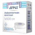 Купить пластырь арма, фиксирующий тканевая основа белый 1х500см в Городце