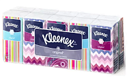 Купить kleenex (клинекс)  платки носовые бумажные original без запаха 10х10 шт в Городце