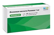 Купить фолиевая кислота реневал, таблетки 1мг, 120 шт в Городце