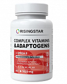Купить ризингстар (risingstar) комплекс витаминов и адаптогенов с омега-3, капсулы 1620мг, 60 шт бад в Городце