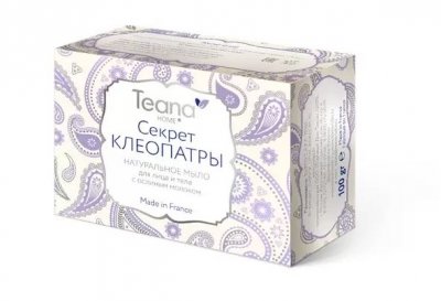 Купить тиана (teana) мыло для сухой и чувствительной кожи лица и тела с ослиным молоком,100г в Городце