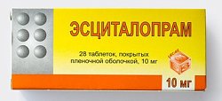 Купить эсциталопрам, таблетки, покрытые пленочной оболочкой 10мг, 28 шт в Городце